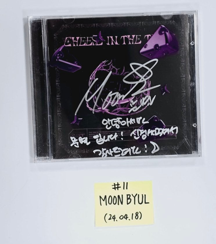 Mamamoo and Solar, Whee In, Hwasa, Moonbyul (of Mamamoo) - Hand Autographed(Signed) Promo Album [24.4.18]