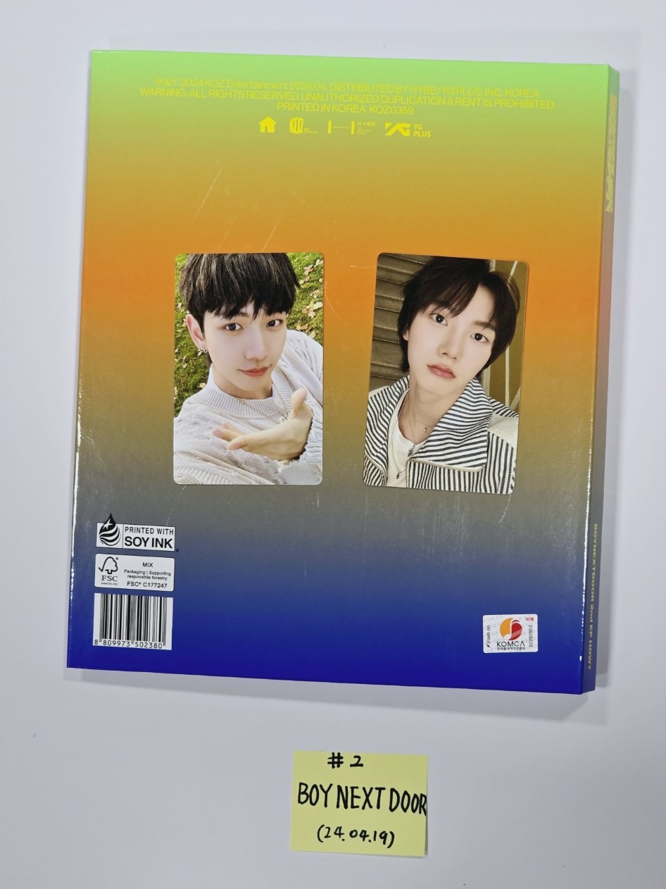 EPEX "소화(韶華)", BOYNEXTDOOR "HOW?", TXT "Magic"  - Hand Autographed(Signed) Promo Album [24.4.19]