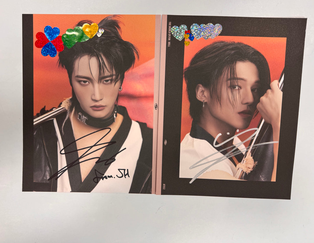 Ateez "The World Ep.Fin : Will" - A Cut Page From Fansign Event Album [24.4.25]