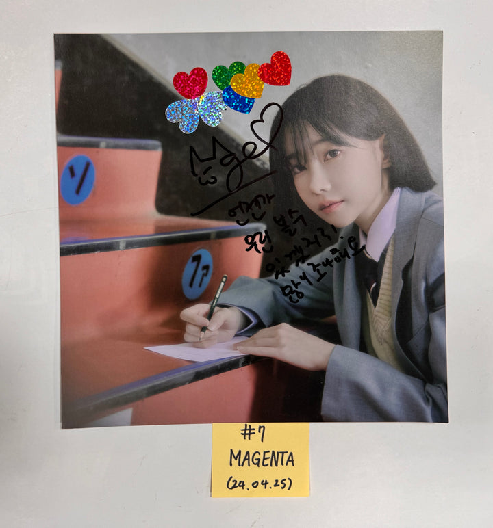 QWER "MANITO" - A Cut Page From Fansign Event Album [24.4.25]