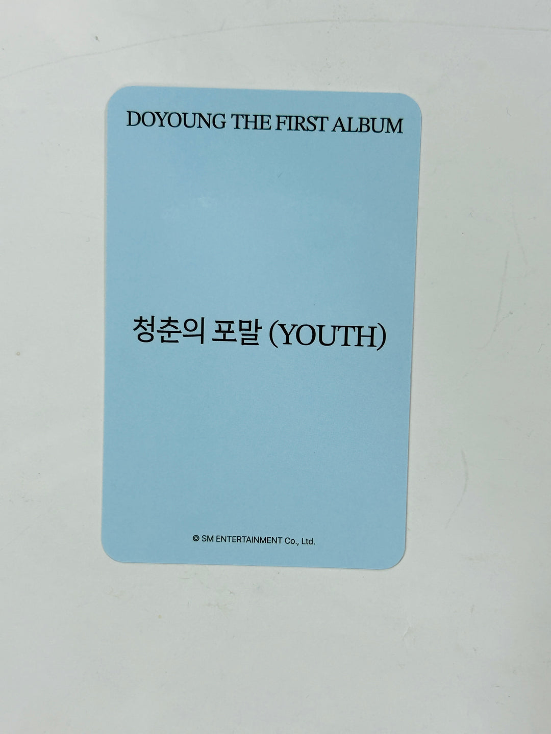DOYOUNG (Of NCT) "YOUTH" - Everline Event Photocard [24.4.29]