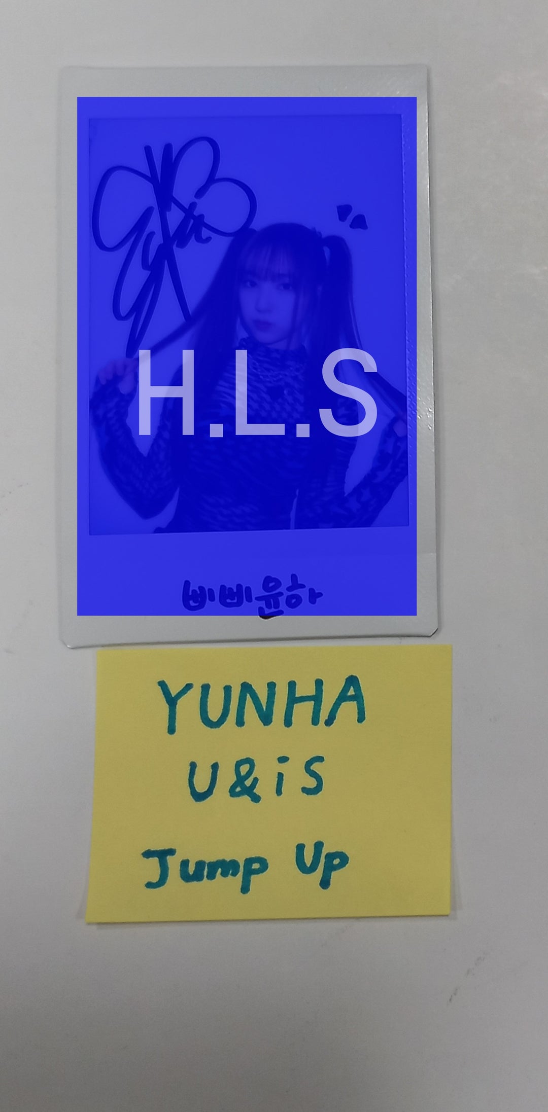 Yunha (Of UNIS) 'WE UNIS' - Hand Autographed(Signed) Polaroid [24.4.30]