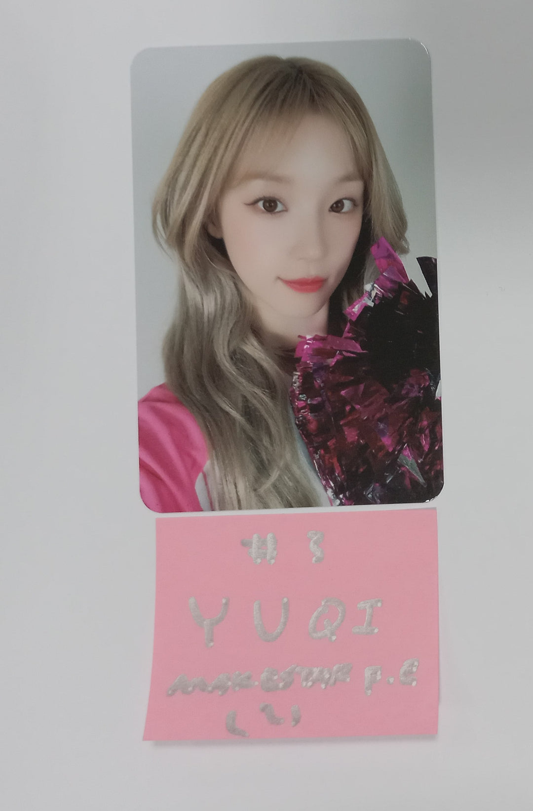 YUQI (Of (G) I-DLE) "YUQ1" - Makestar Fansign Event Photocard [24.4.30]