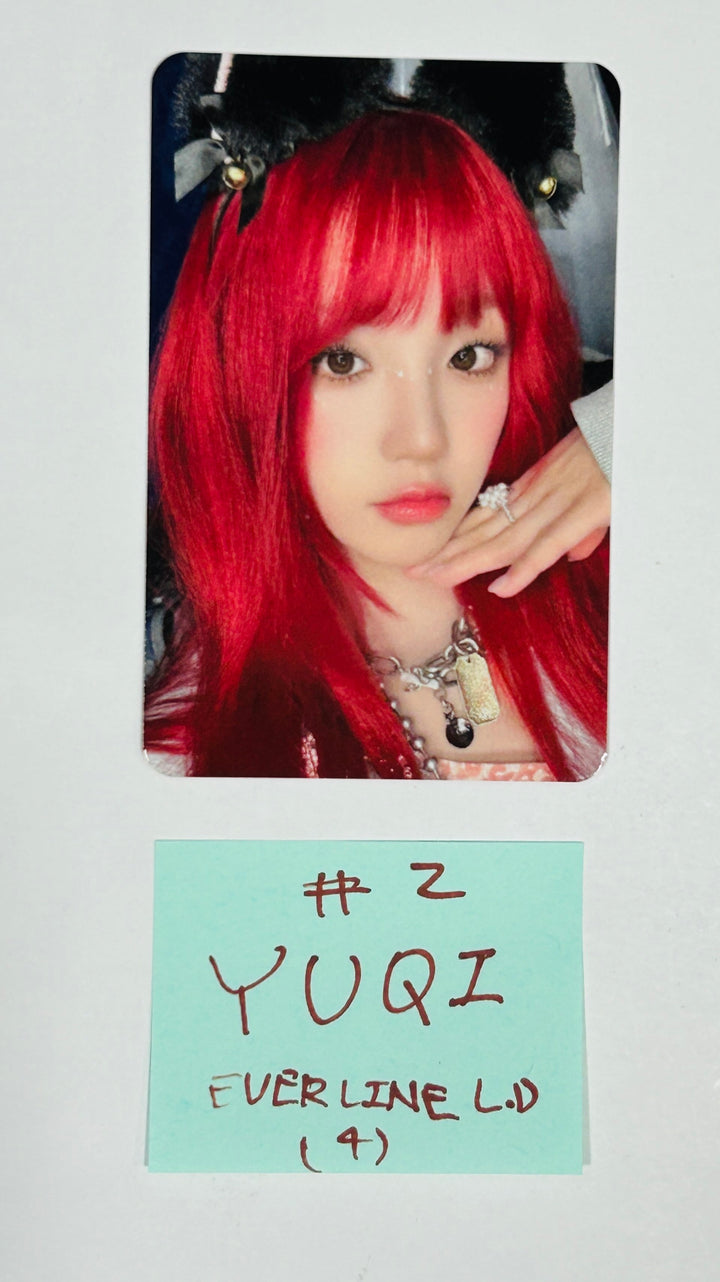 YUQI "YUQ1" - Everline [Lucydraw, Dessert, Stamp] Event Photocard [24.5.2]