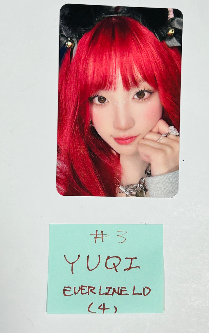 YUQI "YUQ1" - Everline [Lucydraw, Dessert, Stamp] Event Photocard [24.5.2]