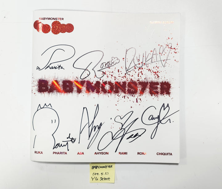 BabyMonster "BABYMONS7ER" - Hand Autographed(Signed) Album [24. 05. 03]