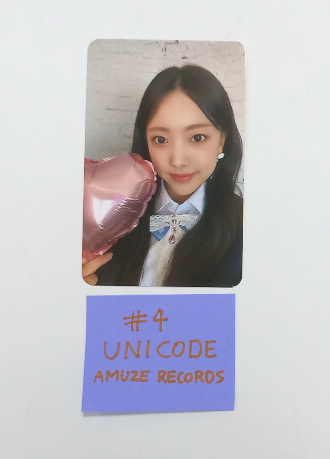 UNICODE "Hello World : Code J" - Amuze Record Fansign Event Photocard [24. 05. 03]