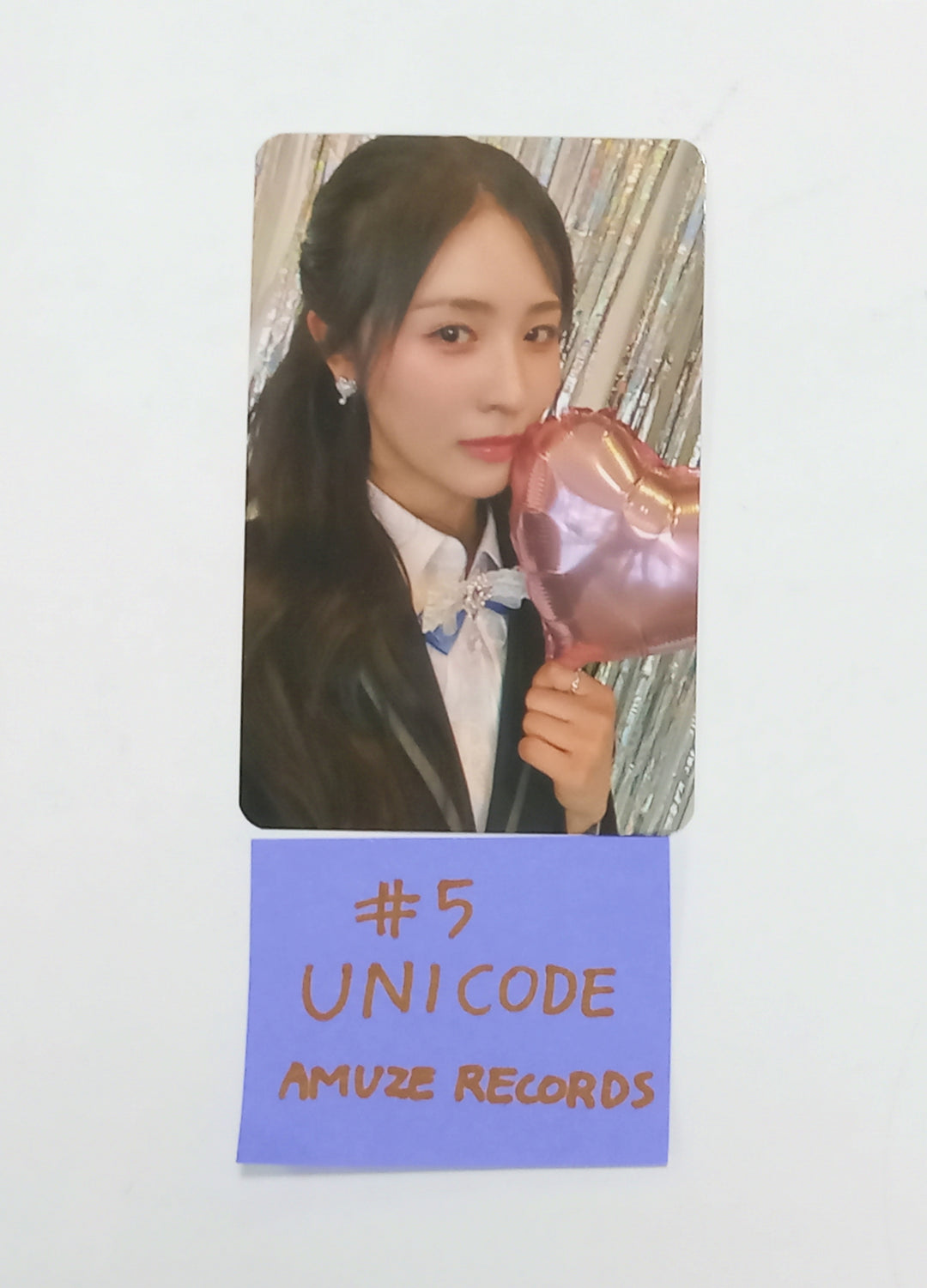 UNICODE "Hello World : Code J" - Amuze Record Fansign Event Photocard [24. 05. 03] - HALLYUSUPERSTORE