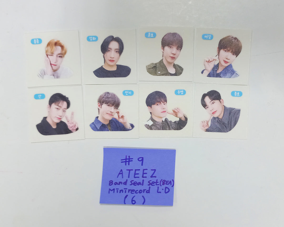 Ateez "The World Ep.Fin : Will" - Mini Record Lucky Draw Event Photocard, Photo Seal [Platform Ver.] [24. 05. 03]