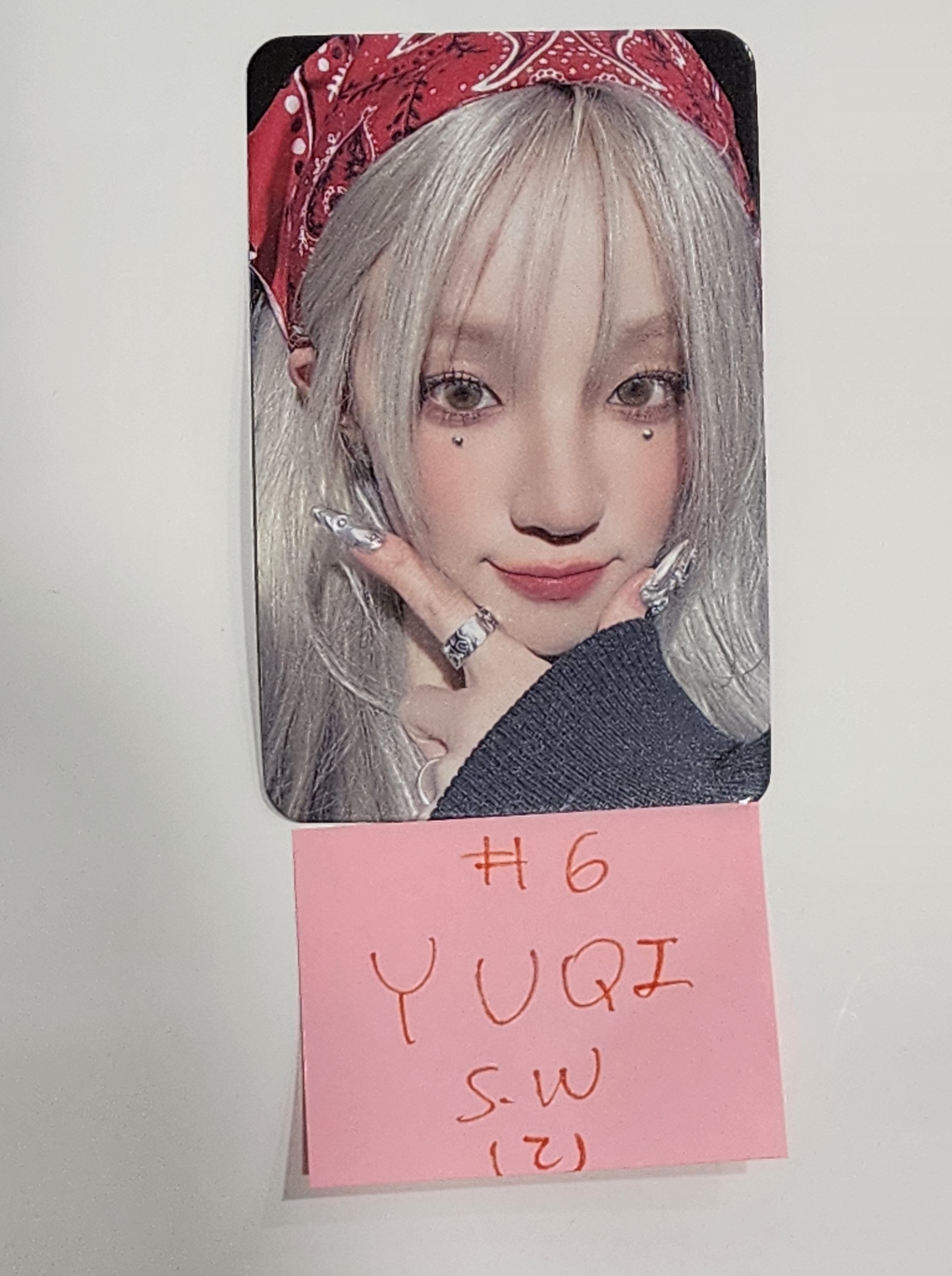 (G)I-DLE solo YUQI ウギ soundwave ヨントン 3枚 楽天市場】☆Soundwave特典☆ YUQI - 1st Mini Album 「YUQ1