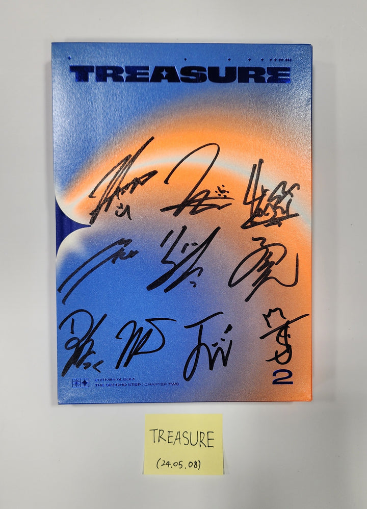 Treasure 'THE SECOND STEP : CHAPTER TWO' - Hand Autographed(Signed) Promo Album [24.5.8]