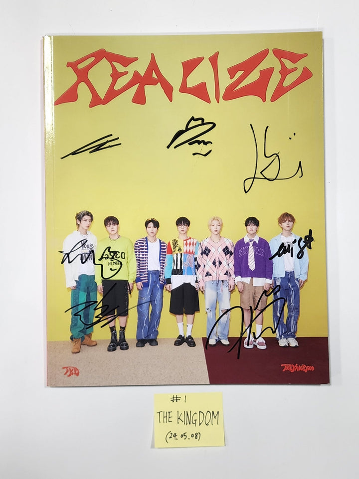 The KingDom "REALIZE" - Hand Autographed(Signed) Promo Album [24.5.8]