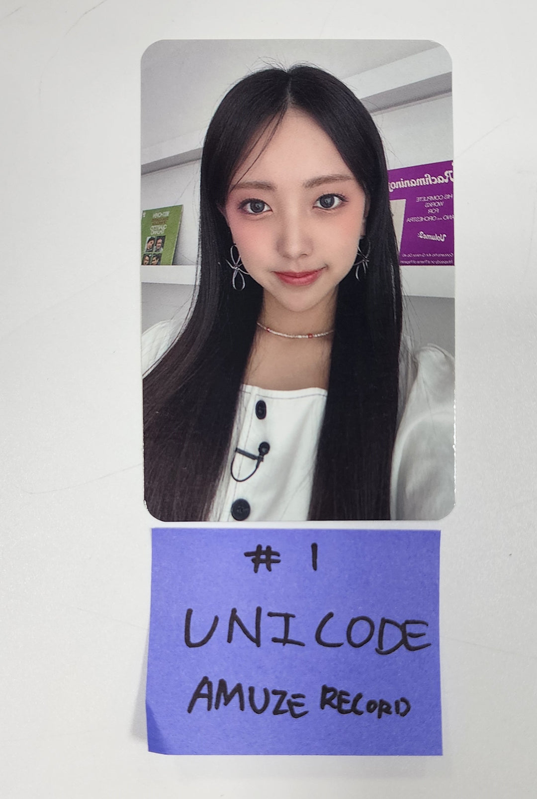 UNICODE "Hello World : Code J" - Amuze Record Fansign Event Photocard Round 2 [24.5.8]