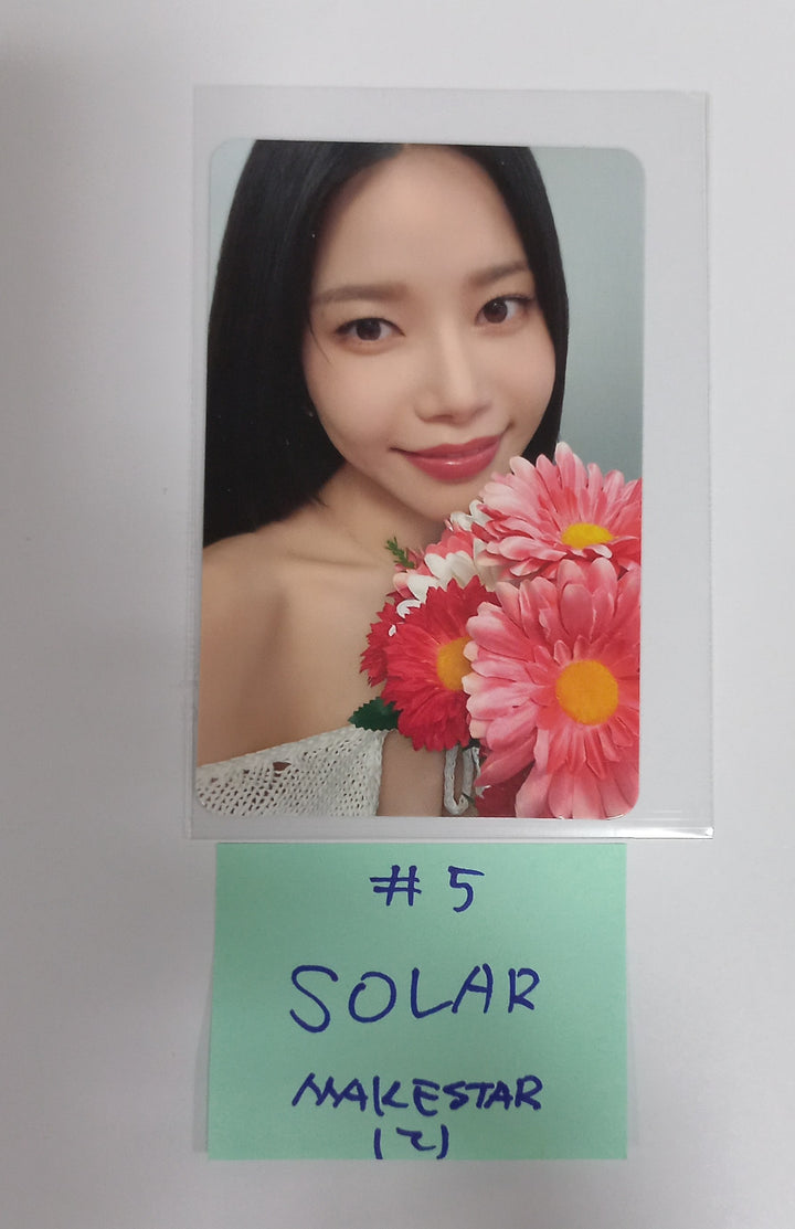 SOLAR "COLOURS" - Makestar Fansign Event Photocard, 2 Cut Photo [Palette Ver.] [24.5.9]