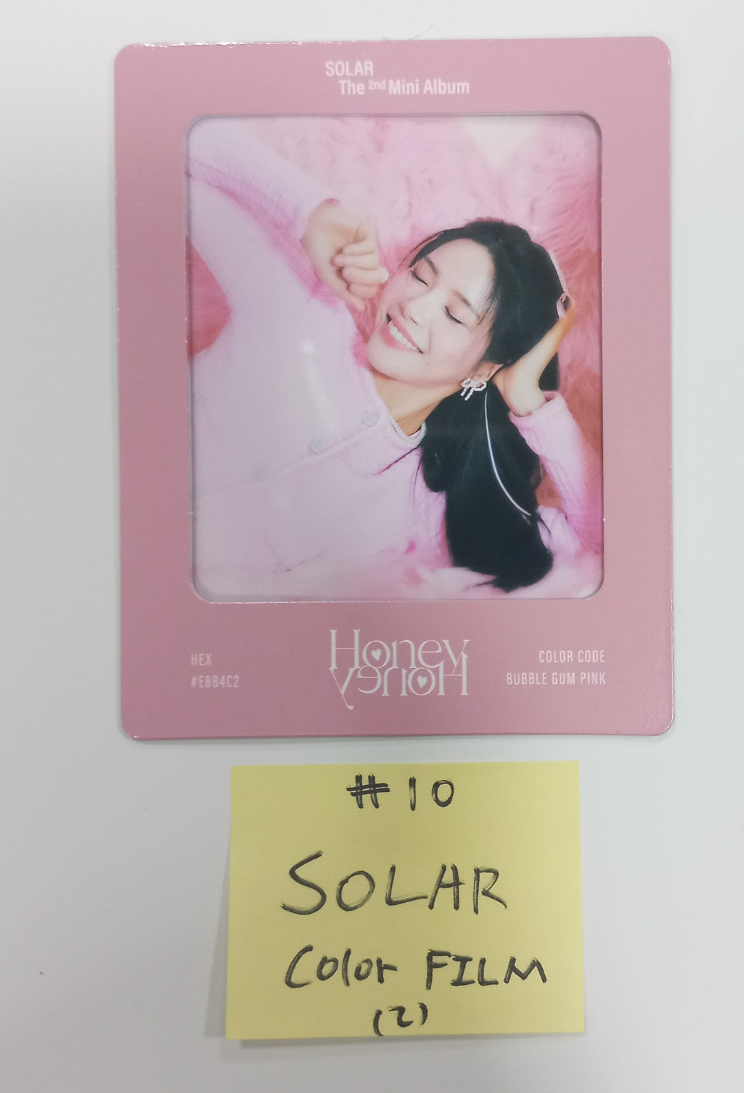 SOLAR "COLOURS" - Official Photocard, Color Film [Palette Ver.] [24.5.9]