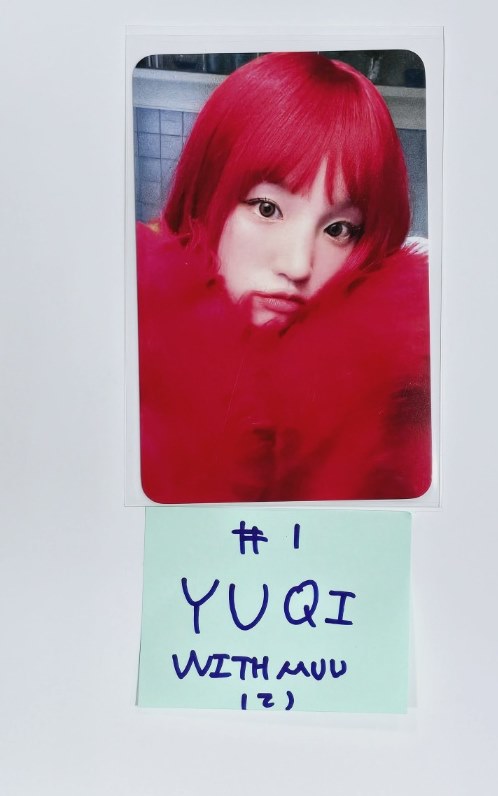 YUQI "YUQ1" - Withmuu Fansign Event Photocard [24.5.13]