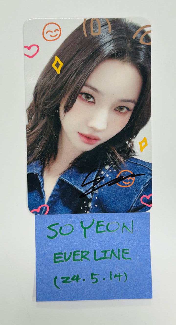 Soyeon (Of (g) I-DLE) "2" 2nd Full Album - Hand Autographed(Signed) Photocard [24.5.14]