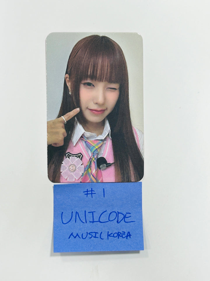 UNICODE "Hello World : Code J" - Music Korea Fansign Event Photocard [24.5.16]