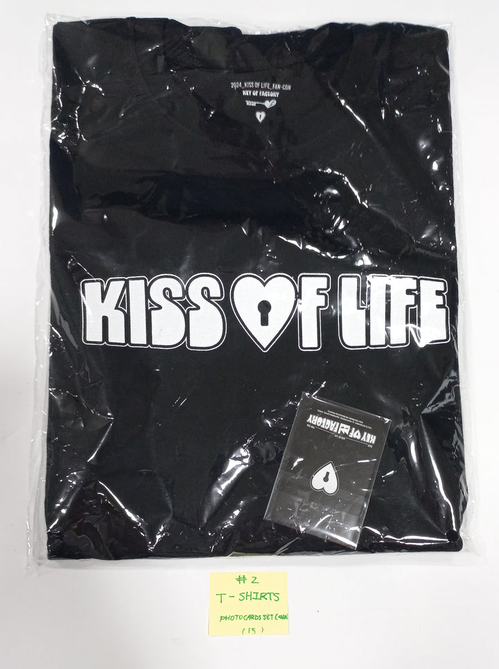 Kiss Of Life "KEY OF FACTORY" 2024 FAN-CON - Official MD [Photo Slogan, T-shirts, Acrylic Kit, Mini Poster Set, ID Card Set, Random Photocard] [24.5.20]