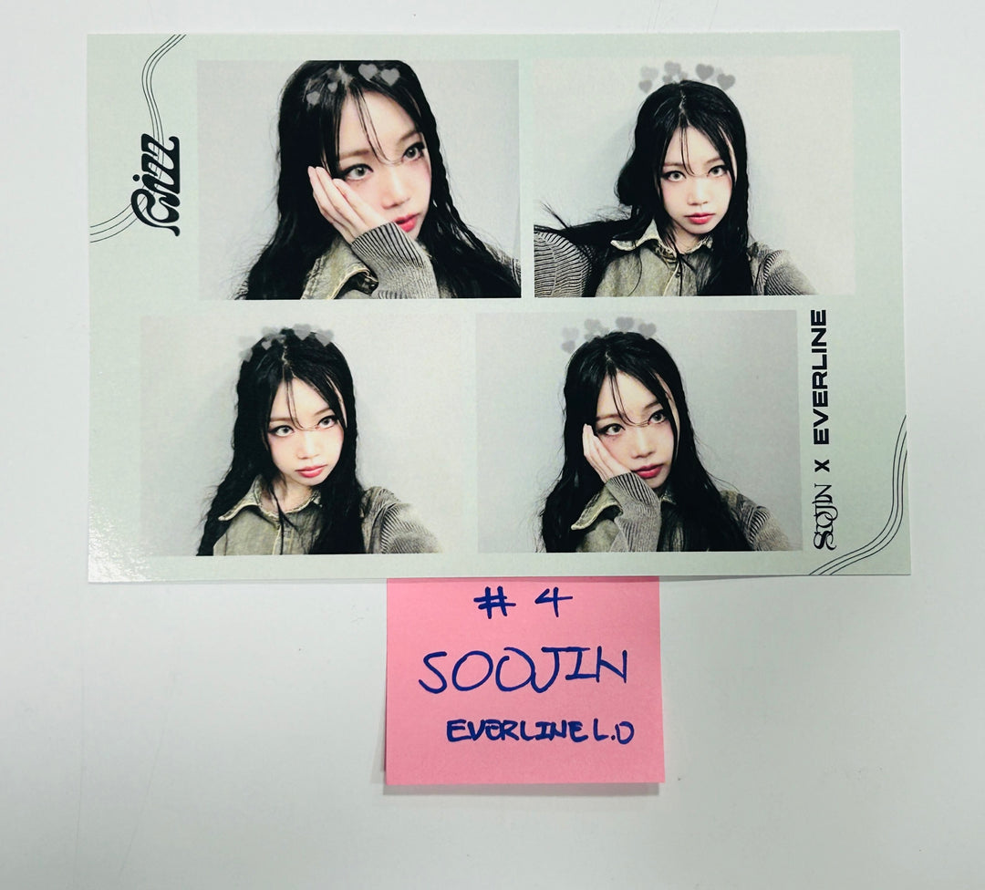 Soojin - Everline Lucky Draw Event Photocard, 4 Cut Photo [24.5.23]