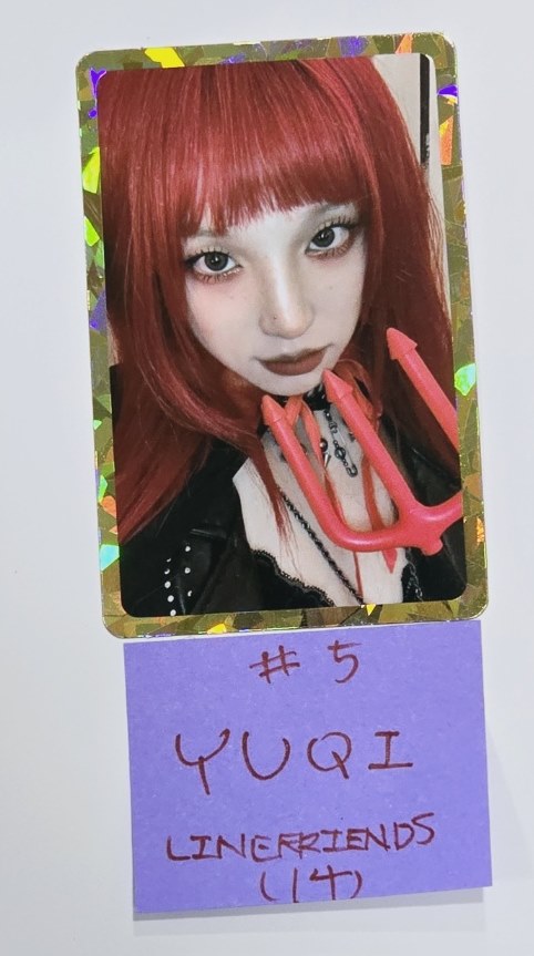 YUQI "YUQ1" Happy Freak Day  -  LINE FRIENDS Lucky Draw Event Photocard [24.5.27]
