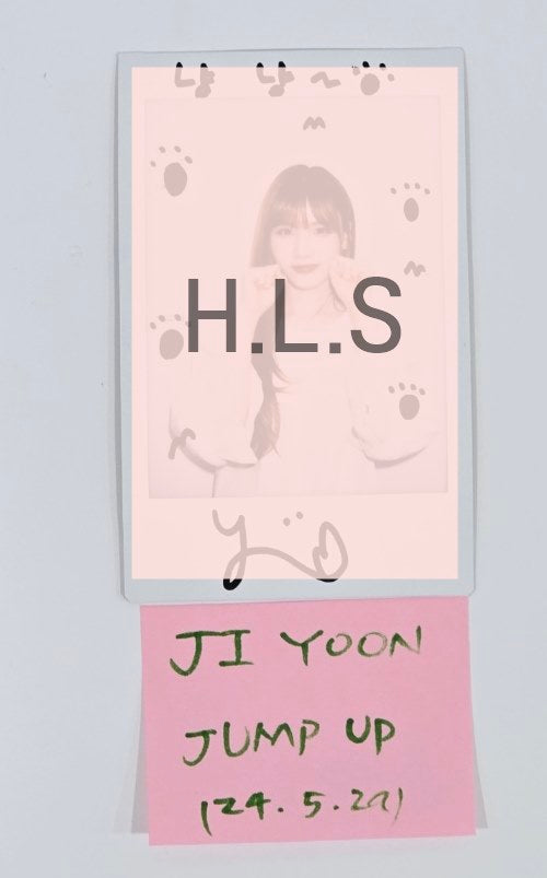 JIYOON (Of ICHILLIN) "Feelin' Hot" - Hand Autographed(Signed) Polaroid [24.5.29]