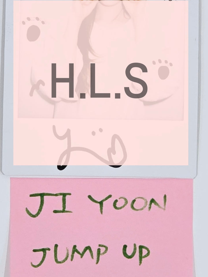 JIYOON (Of ICHILLIN) "Feelin' Hot" - Hand Autographed(Signed) Polaroid [24.5.29]