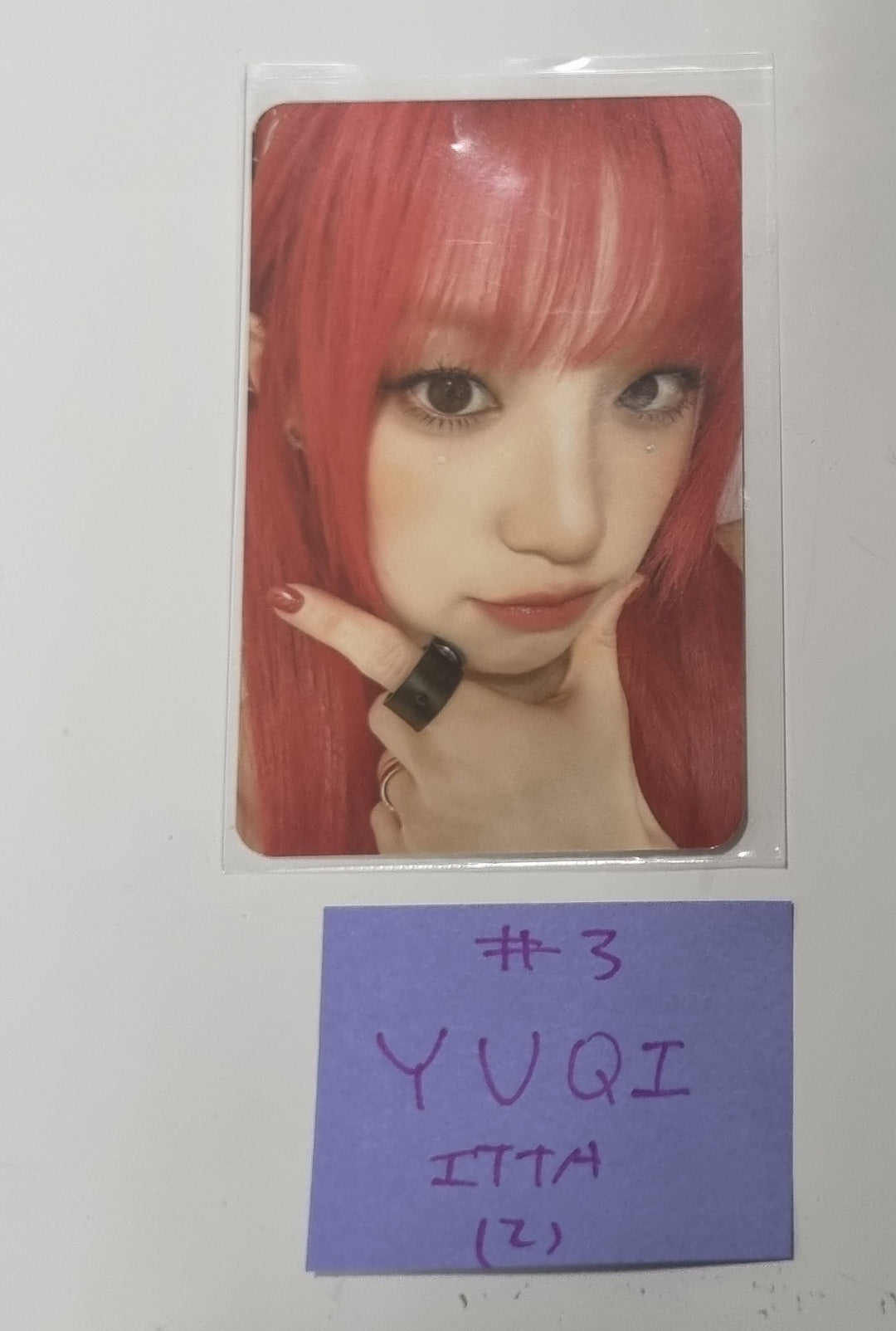 YUQI "YUQ1" - ITTA Fansign Event Photocard [24.5.30]