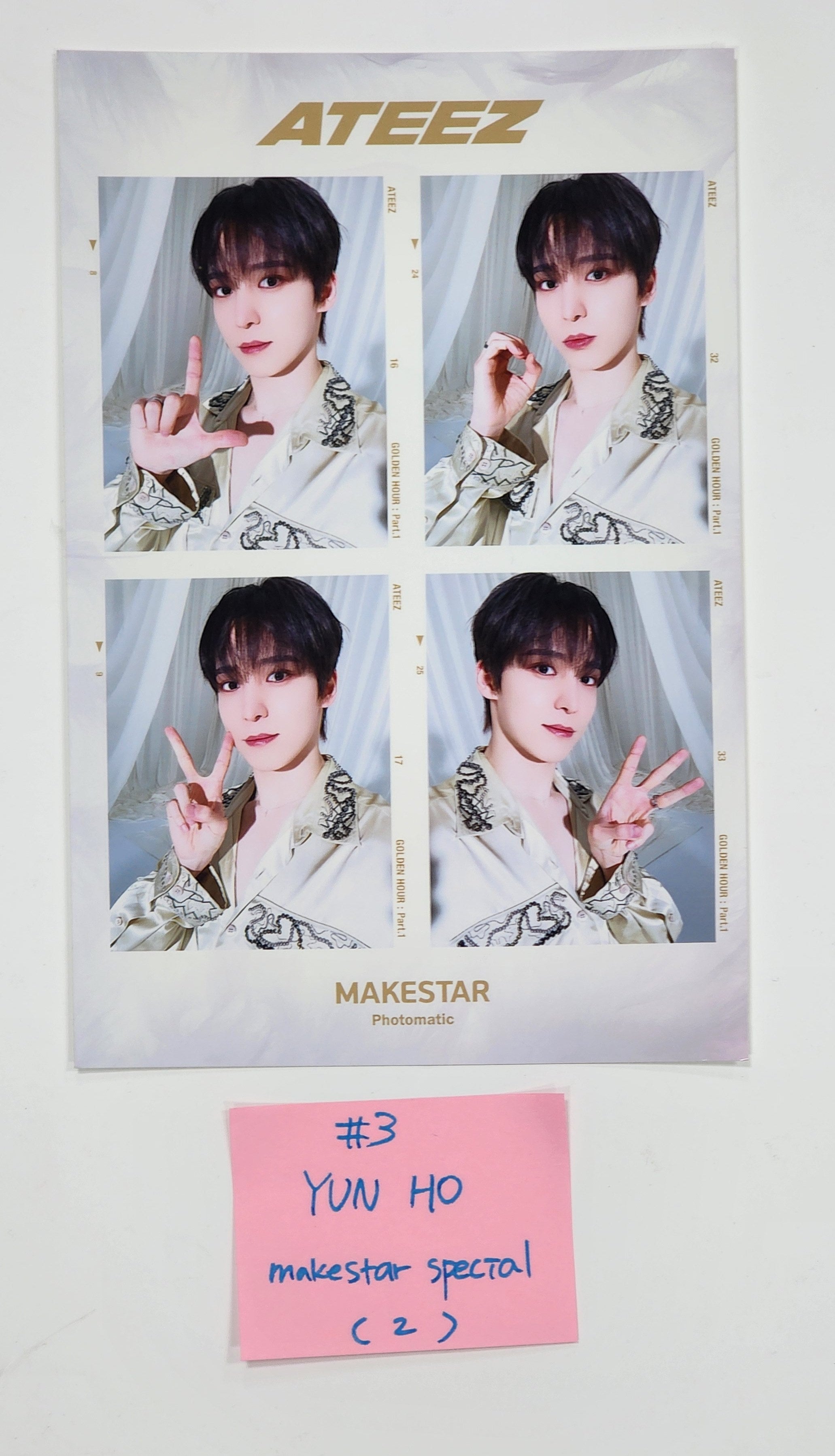 ateez golden hour fc コンプリート ATEEZ GOLDEN HOUR part:2 FC Limited Official Photo Card