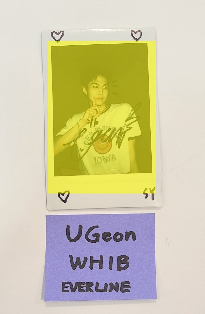 UGeon (Of WHIB) "ETERNAL YOUTH : KICK IT" - Hand Autographed(Signed) Polaroid  [24.06.04]
