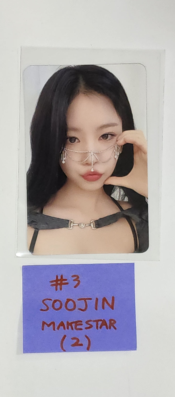 Soojin "RIZZ" - Makestar Fansign Event Photocard [24.6.4]