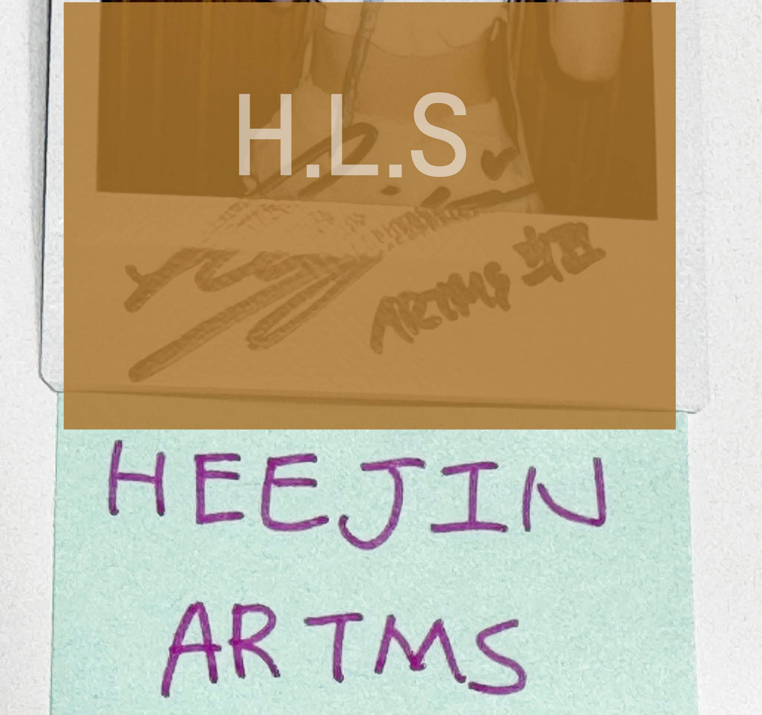 HEEJIN (Of Artms) "DALL" - Hand Autographed(Signed) Polaroid [24.6.5]
