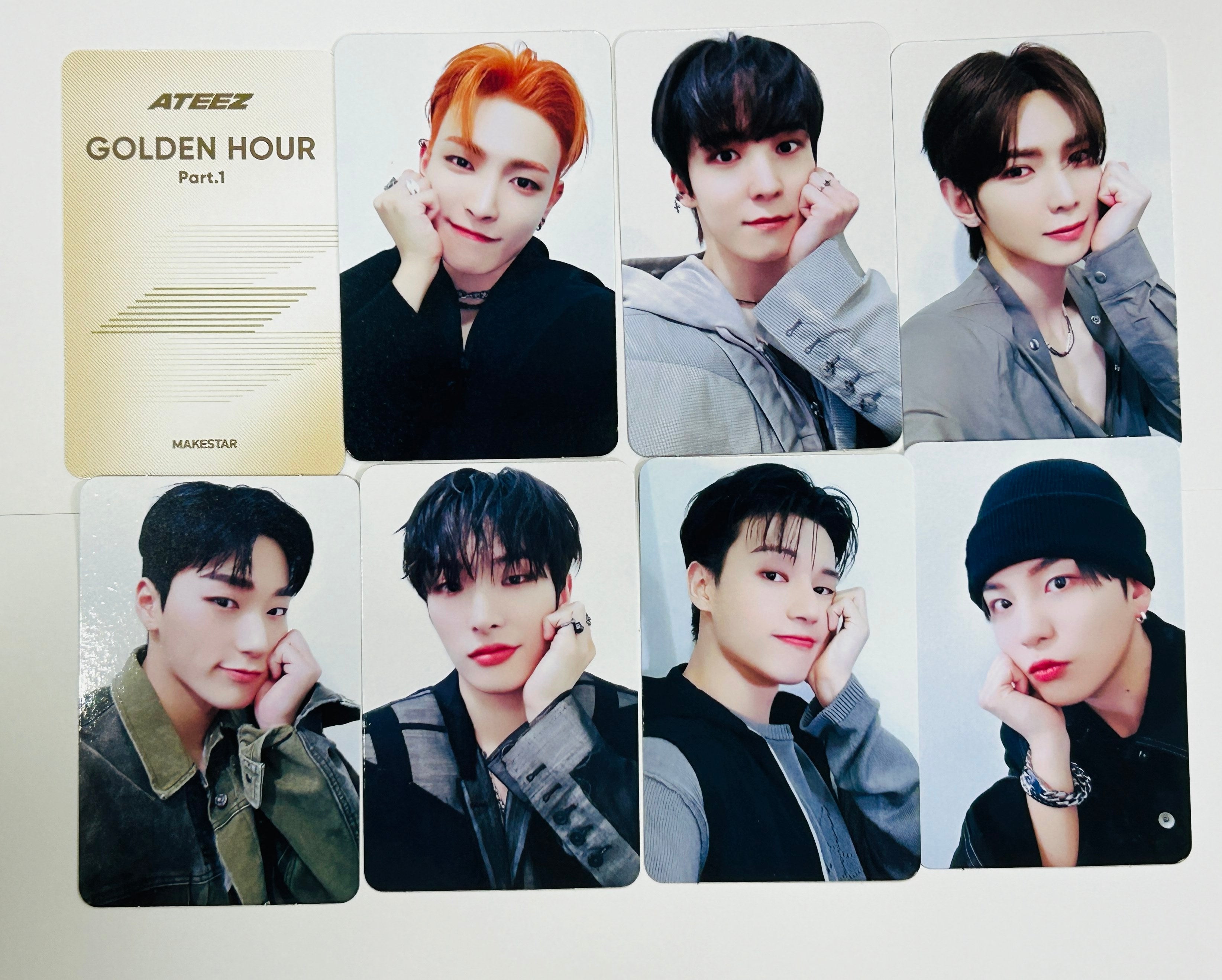 ATEEZ Makestar Cafe Event retailer B ver. Photocards