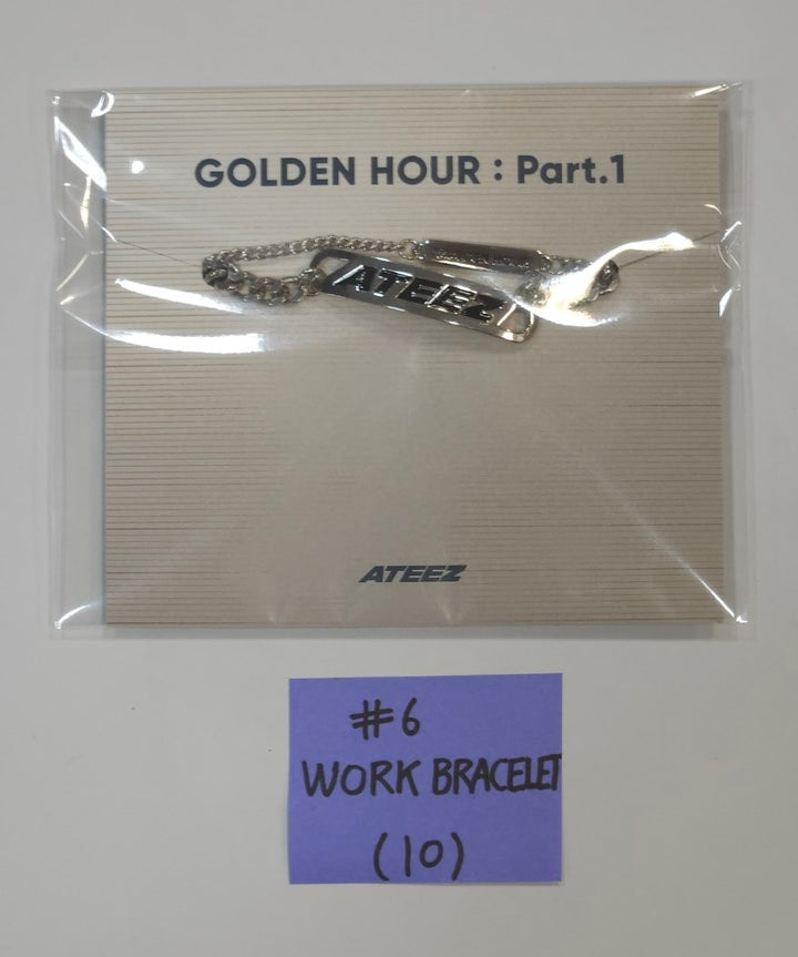 Ateez - "Golden Hour : Part.1" POP-UP Store Official MD Round 2 (Photo & Scratch Card Z Ver, Mito Work Set, Mito Suit, Mito Stress Ball, Work Barcelet) [24.6.11]