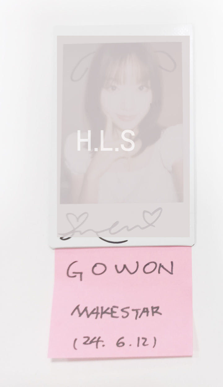 Gowon (Of Loossemble) "One of a Kind" - Hand Autographed(Signed) Polaroid [24.6.12]