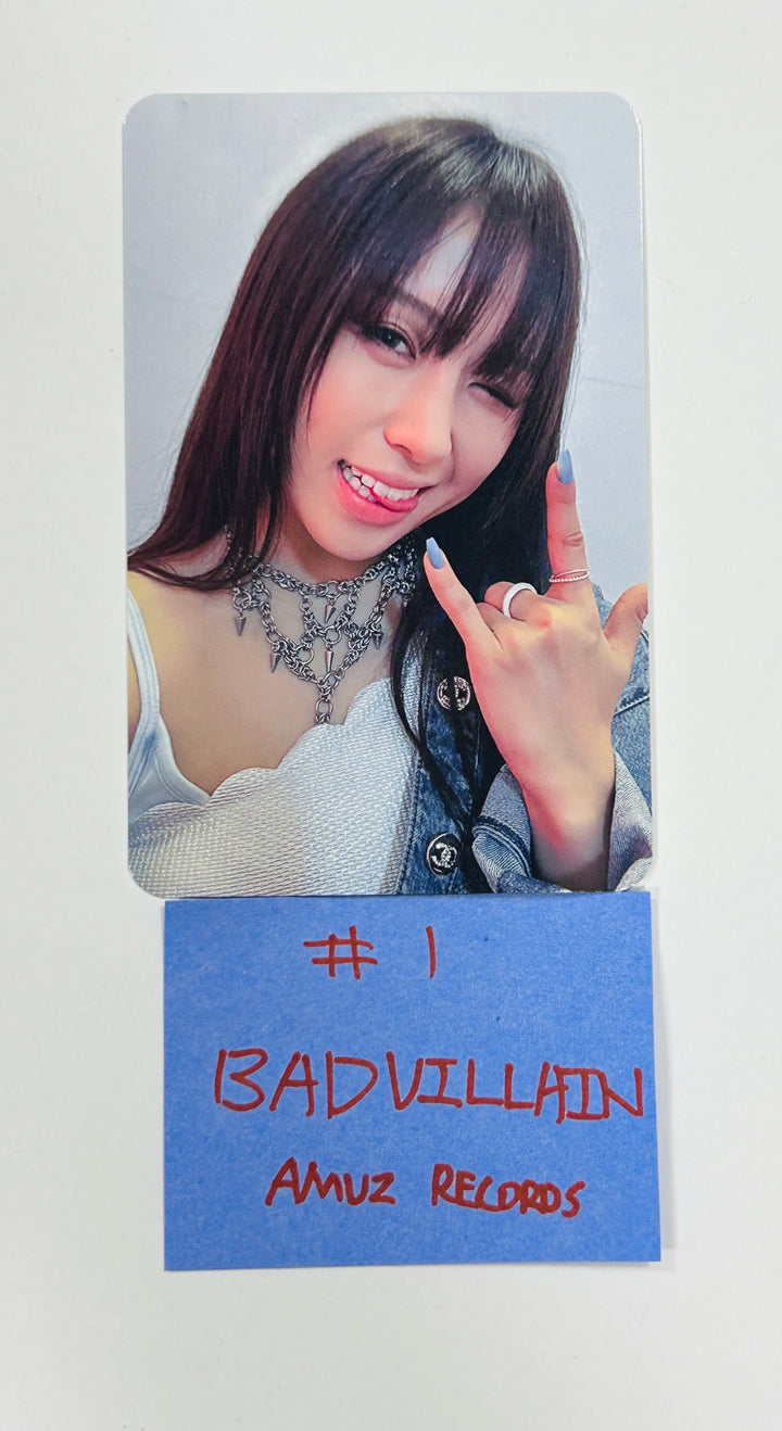 BADVILLAIN "OVERSTEP" - Amuz Records Fansign Event Photocard [24.6.13]