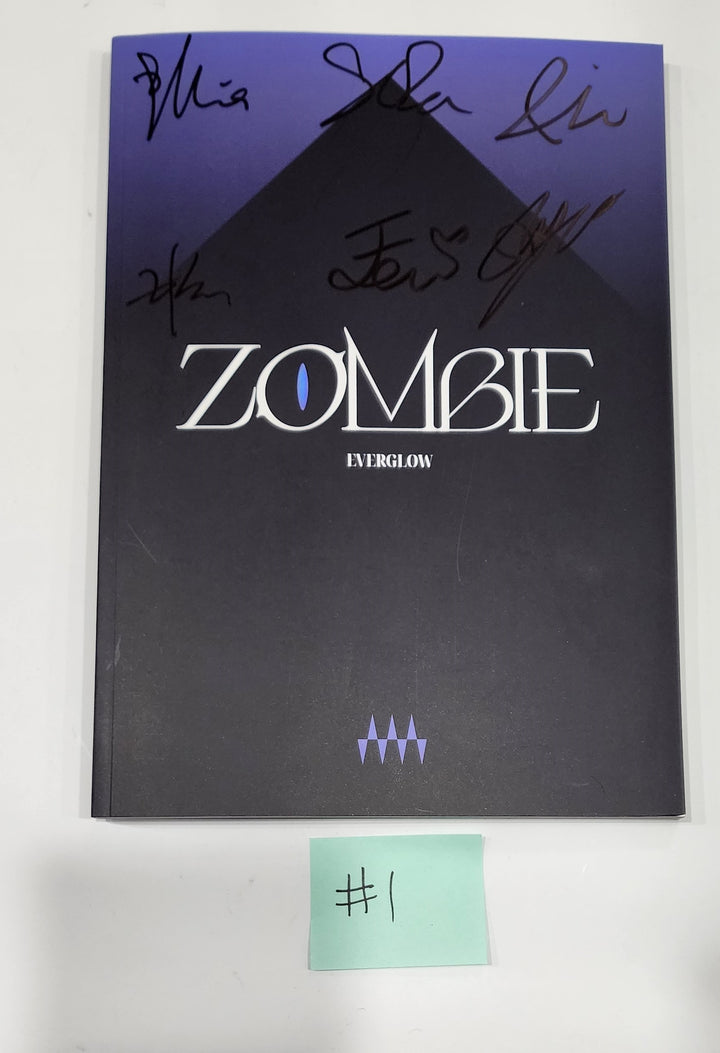 Everglow "ZOMBIE " - Hand Autographed(Signed) Promo Album [24.6.14]