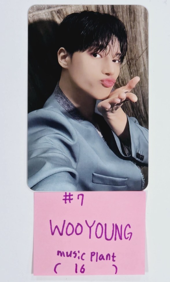 Ateez wooyoung online music plant photocard