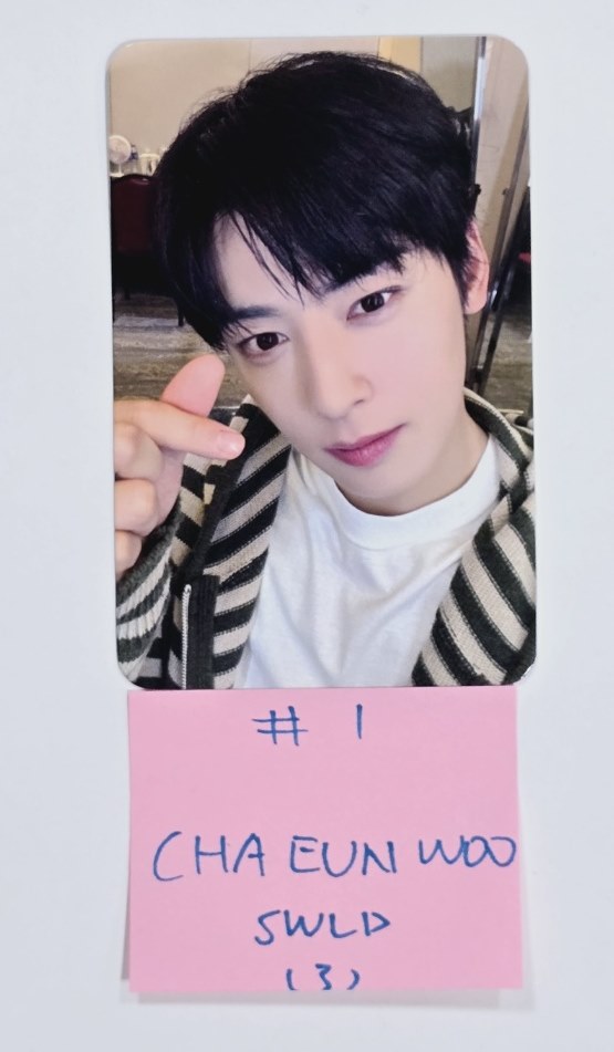 CHA EUN-WOO (Of ASTRO) "ENTITY" - Soundwave Lucky Draw Event Photocard [24.6.17] - HALLYUSUPERSTORE