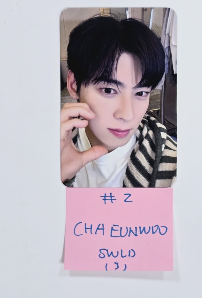 CHA EUN-WOO (Of ASTRO) "ENTITY" - Soundwave Lucky Draw Event Photocard [24.6.17] - HALLYUSUPERSTORE