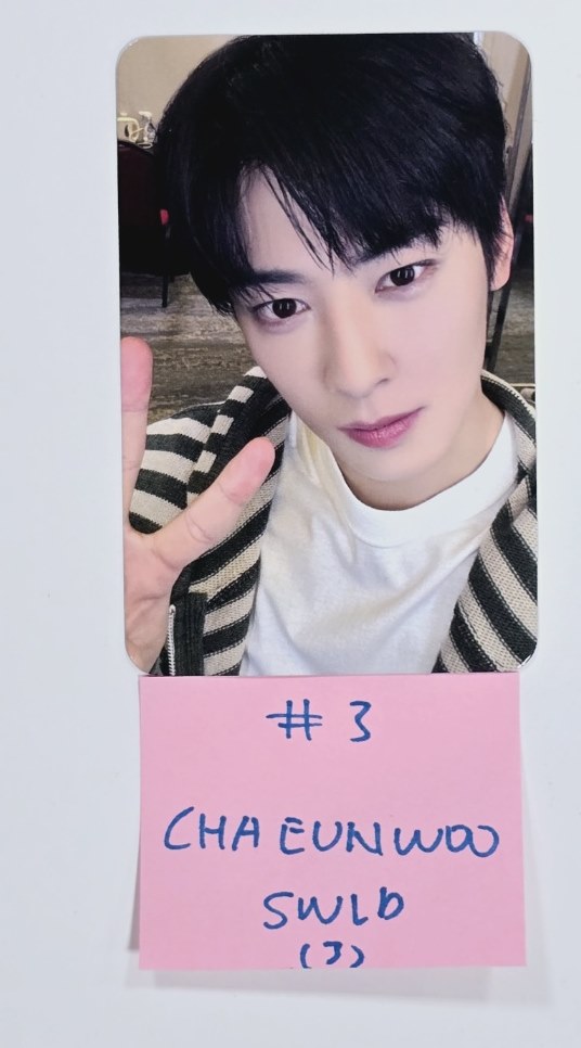 CHA EUN-WOO (Of ASTRO) "ENTITY" - Soundwave Lucky Draw Event Photocard [24.6.17] - HALLYUSUPERSTORE