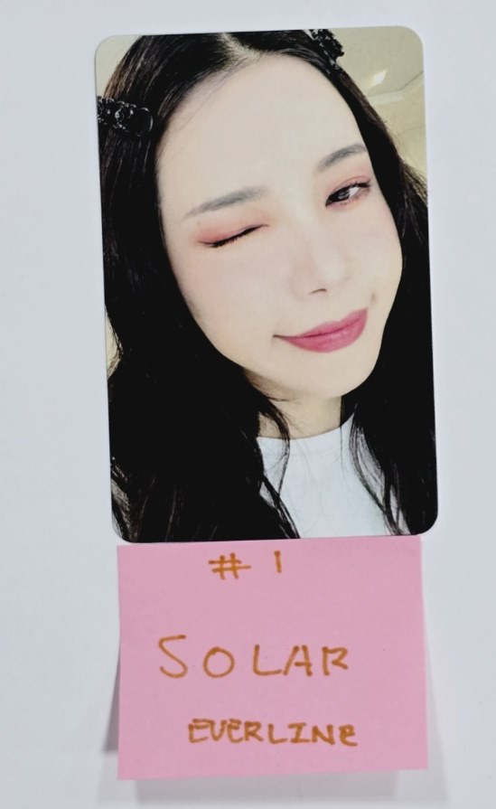 SOLAR "COLOURS" - Everline Fansign Event Photocard [Nemo Ver.] [24.6.17]