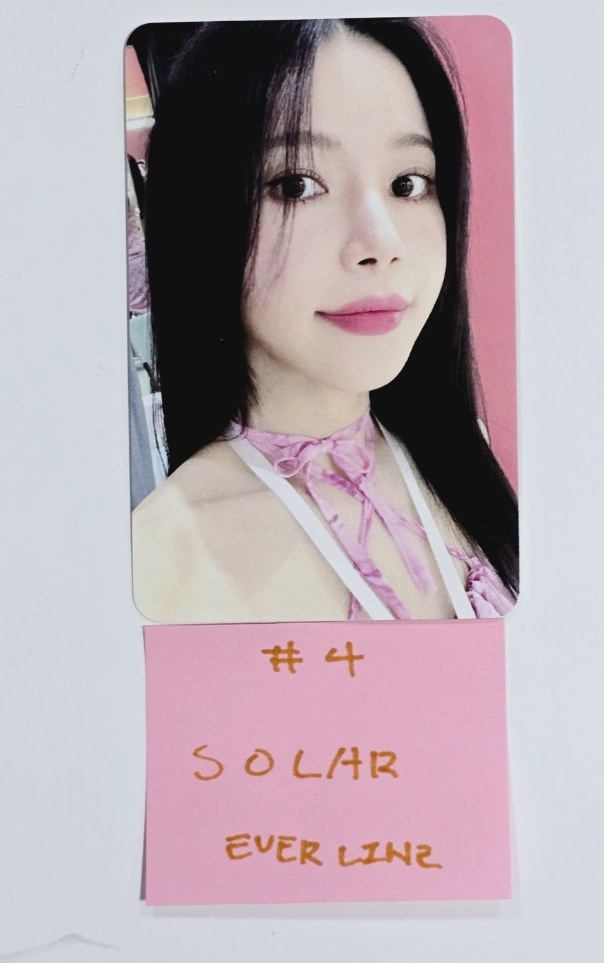 SOLAR "COLOURS" - Everline Fansign Event Photocard [Nemo Ver.] [24.6.17]