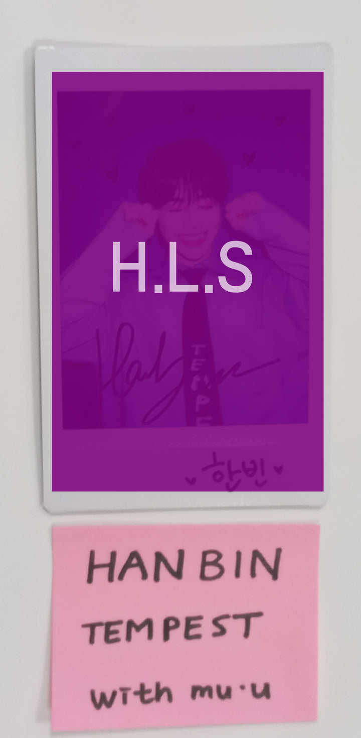 HANBIN (Of TEMPEST) "Voyage" - Hand Autographed(Signed) Polaroid [24.6.17] - HALLYUSUPERSTORE