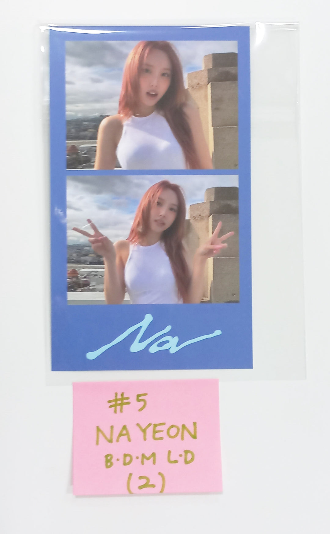 NAYEON (Of TWICE) "NA" - Blue Dream Media Lucky Draw Event Photocard, 2 Cut Photo [24.6.17]