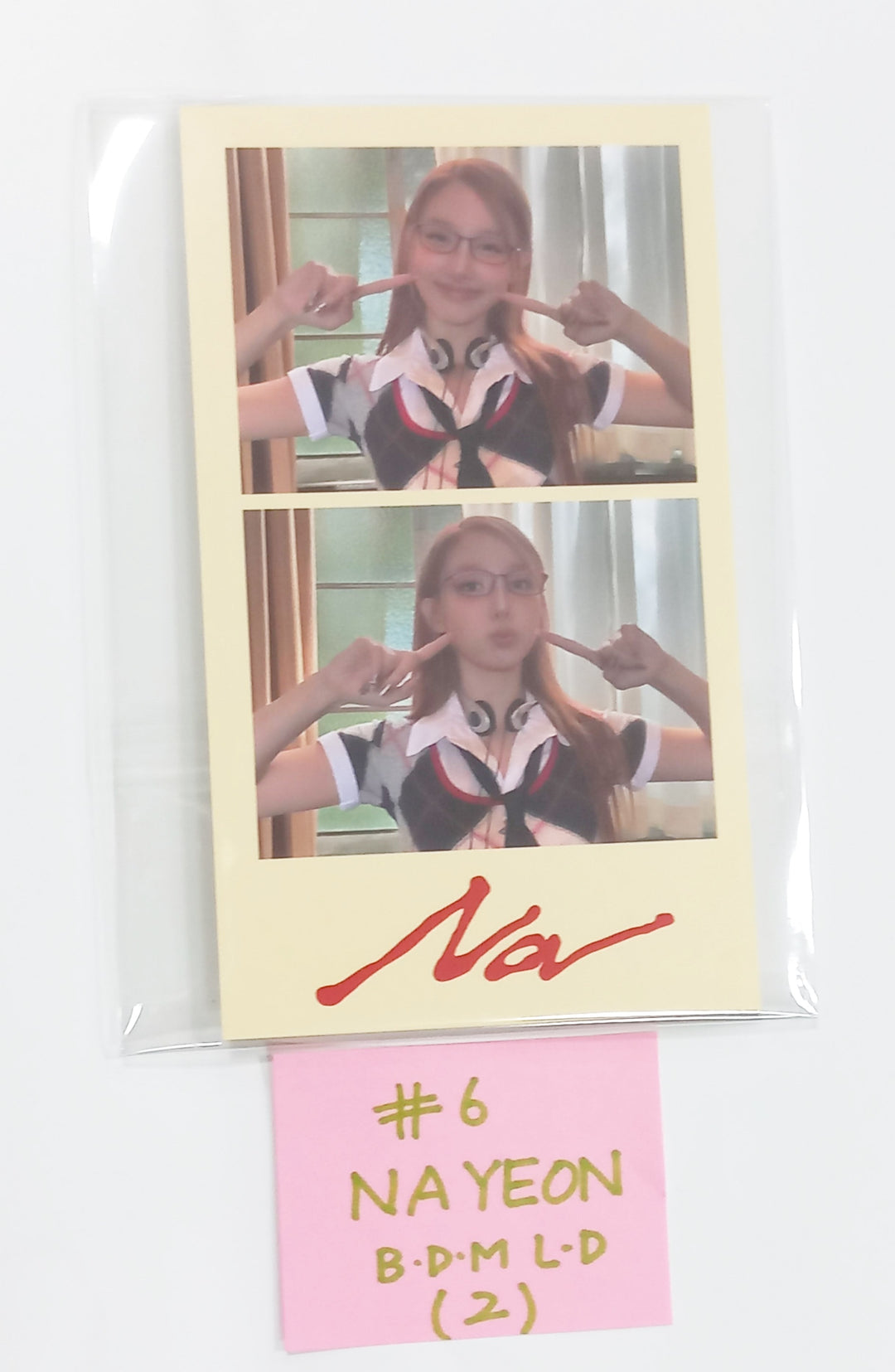 NAYEON (Of TWICE) "NA" - Blue Dream Media Lucky Draw Event Photocard, 2 Cut Photo [24.6.17] - HALLYUSUPERSTORE