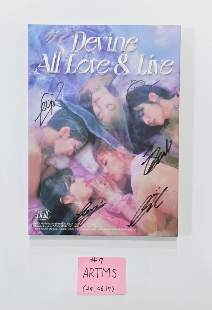 Artms "DALL", Yves "LOOP", BADVILLAIN "OVERSTEP" - Hand Autographed(Signed) Promo Album [24.6.17] - HALLYUSUPERSTORE