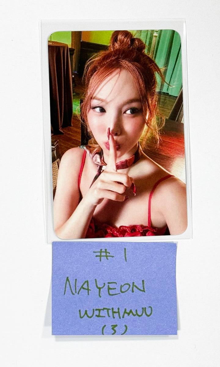 NAYEON (Of TWICE) "NA" - Withmuu Pre-Order Benefit Photocard [24.6.18] - HALLYUSUPERSTORE