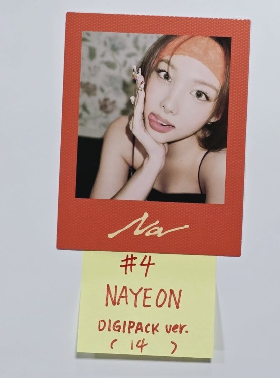 NAYEON (Of TWICE) "NA" - Official Photocard, Polaroid Photocard [Digipack Ver.] [24.6.18]