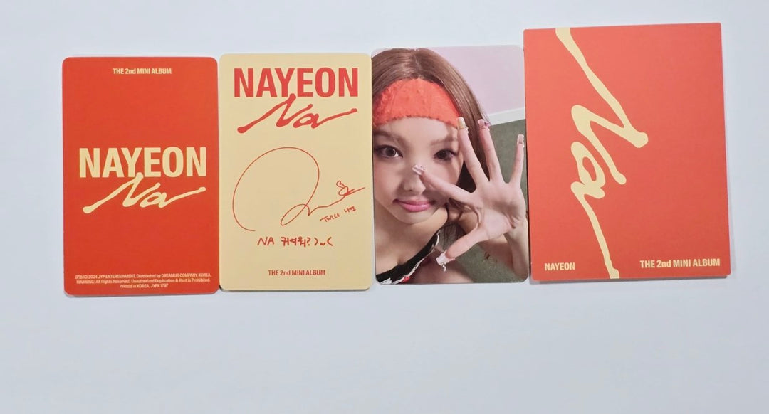 NAYEON (Of TWICE) "NA" - Official Photocard, Polaroid Photocard [Digipack Ver.] [24.6.18]